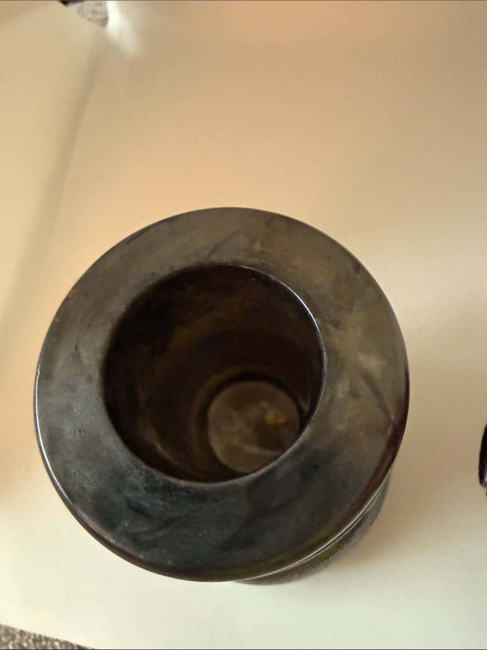 Decorative Black Resin Chess Rook -(Jar) - Picture 5 of 17